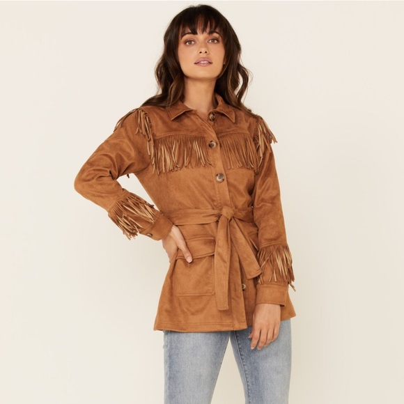 MINKPINK Jackets & Blazers - Minkpink We the Free Fringe Jacket